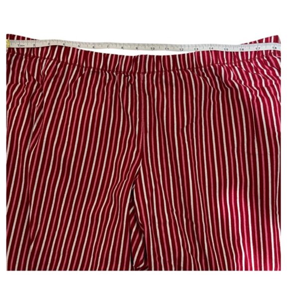 Cacique Collection Sleepwear Size 18 20 Flannel Bottoms Striped Pajama Set - Picture 6 of 7